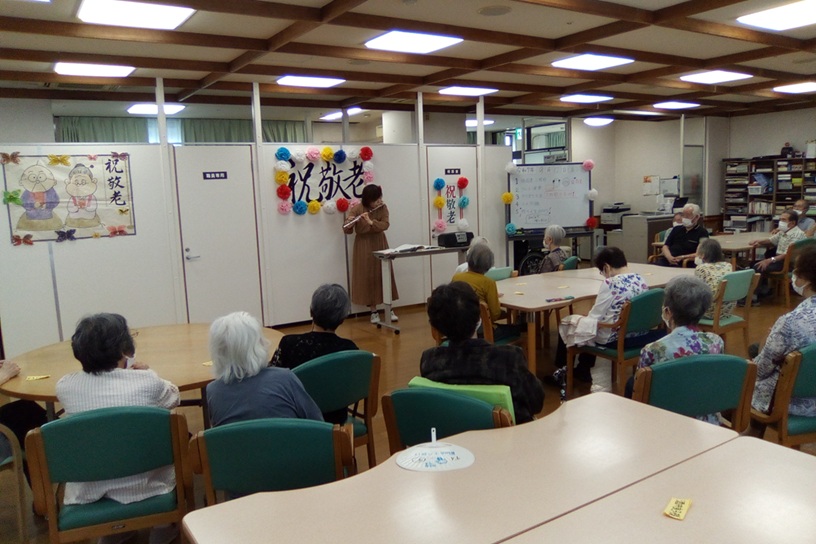 敬老会の様子
