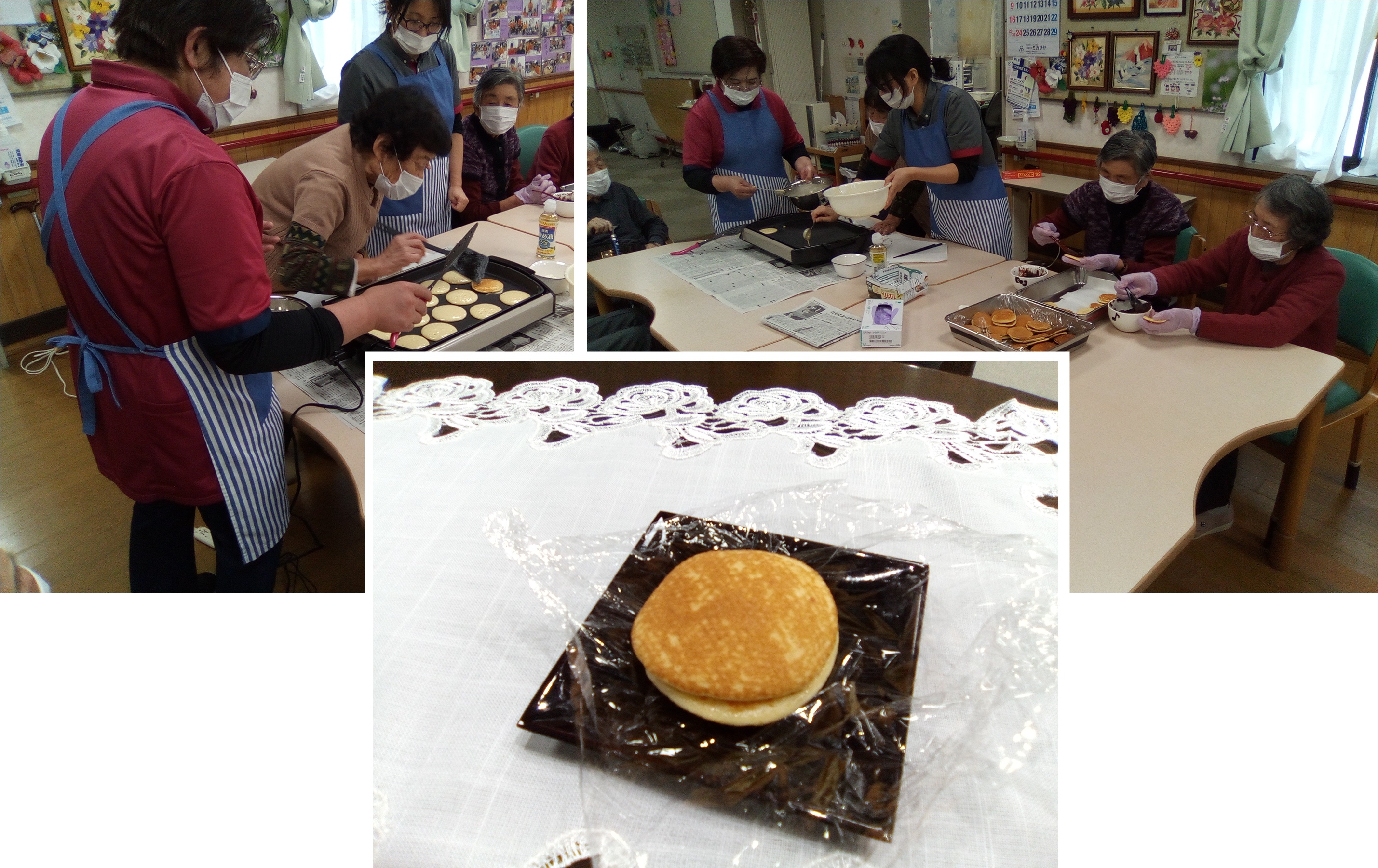 お菓子作りの様子