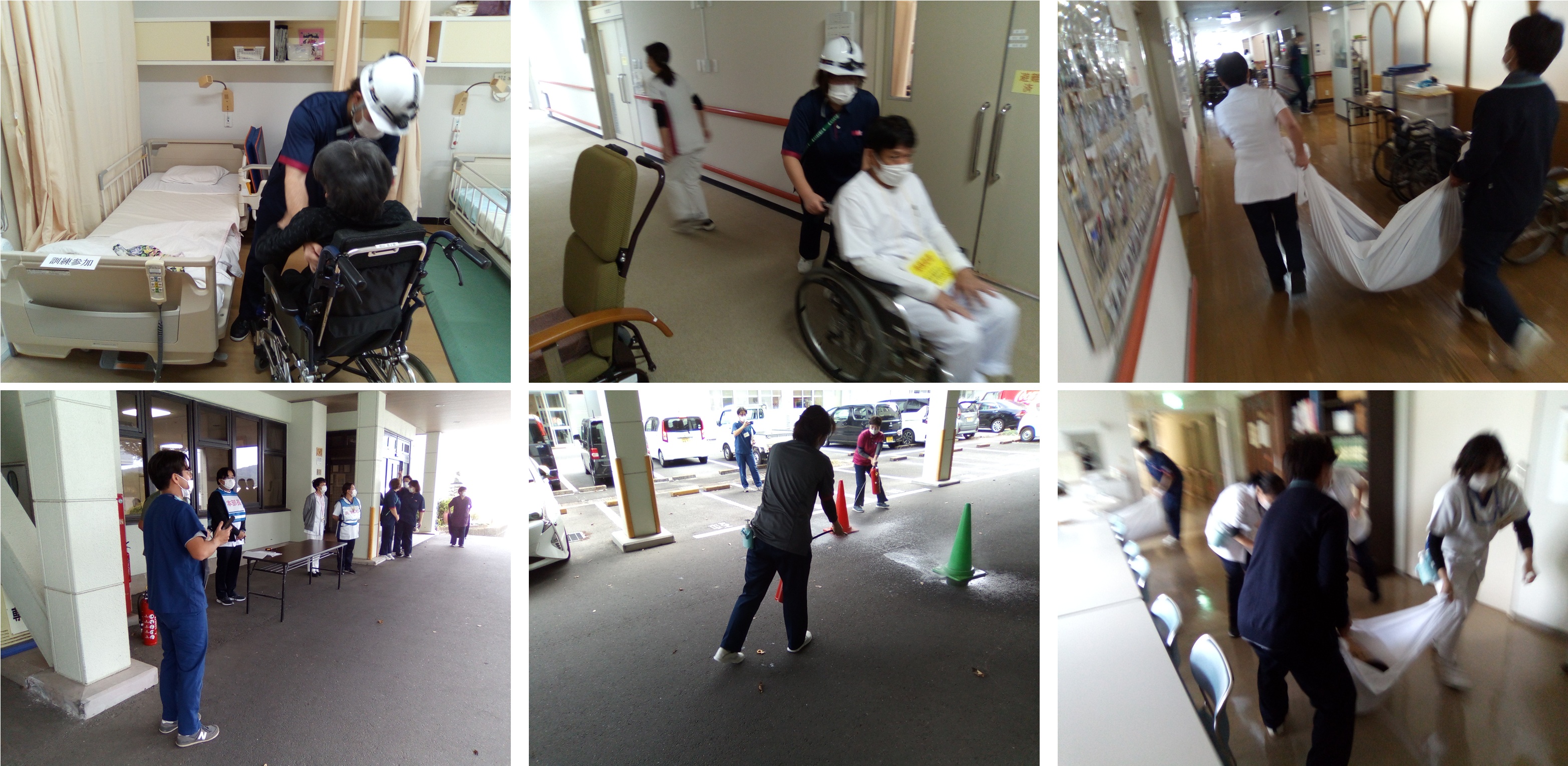 消防訓練の様子