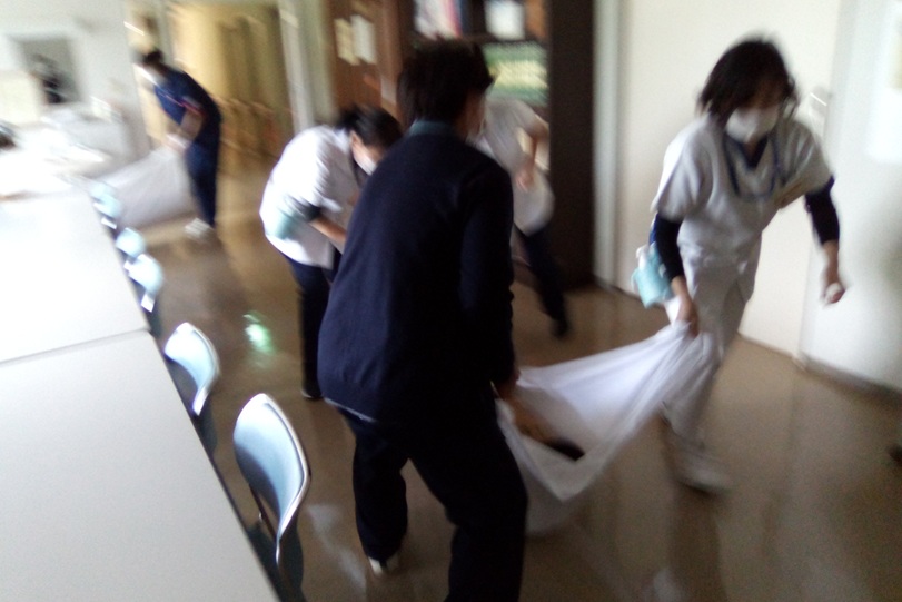 消防訓練の様子