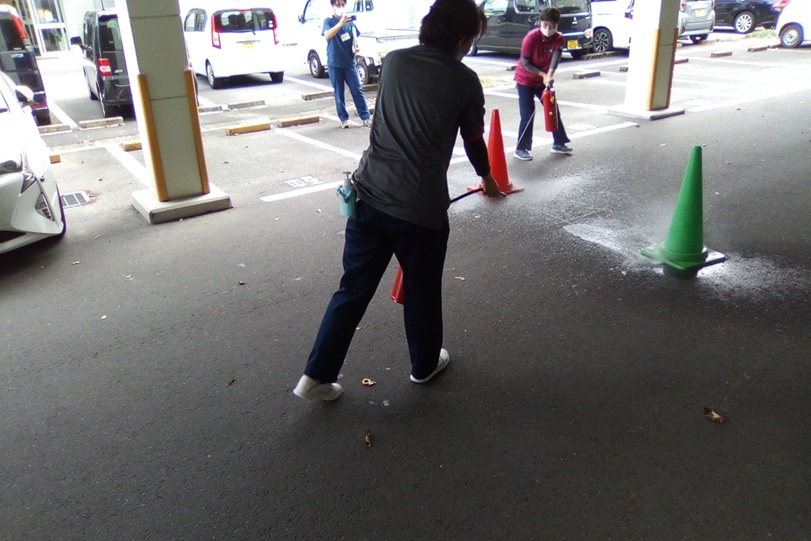 消防訓練の様子