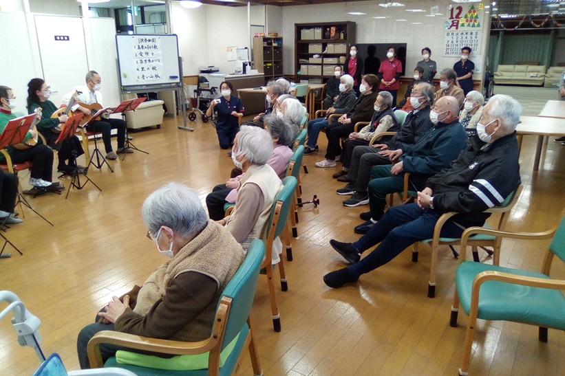 マンドリン演奏会の様子