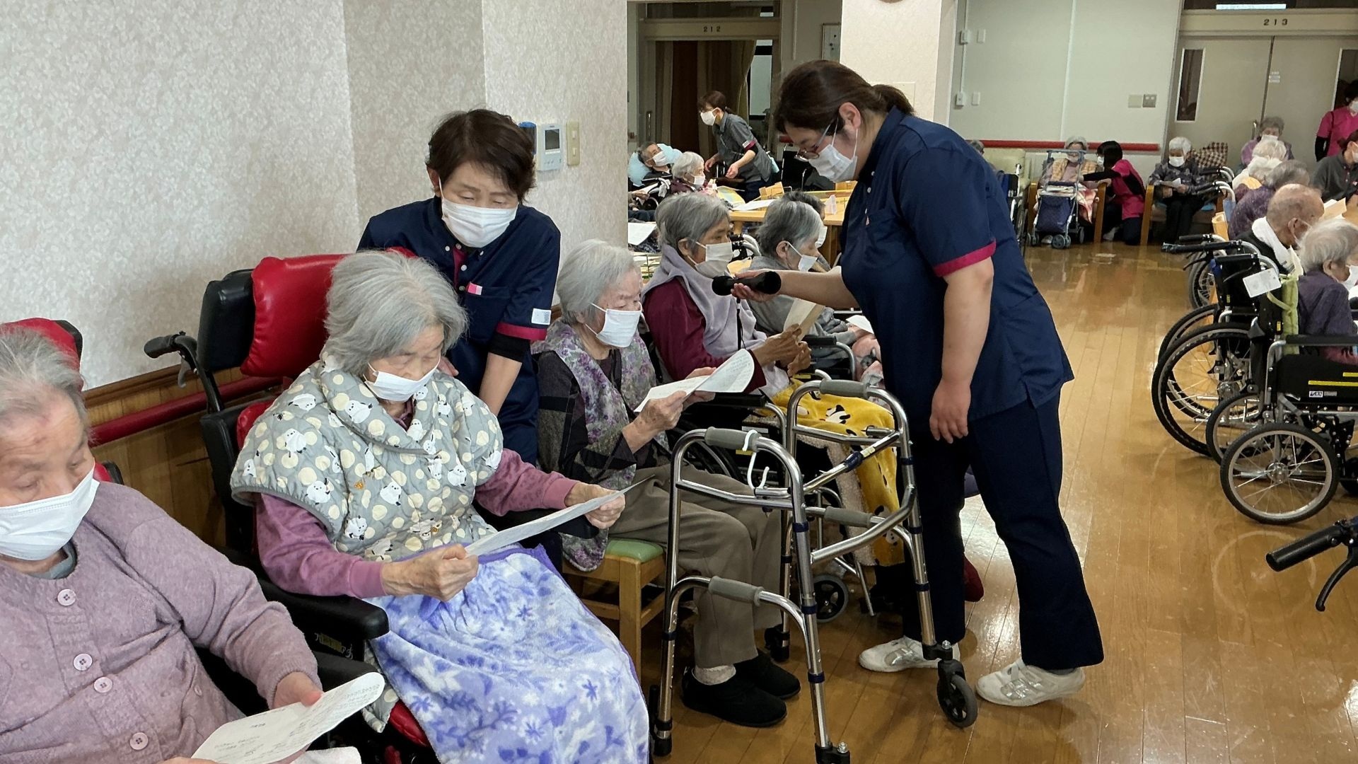 ひな祭りの様子
